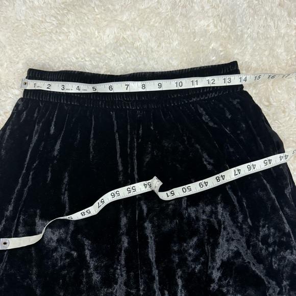 Sofia Intimates by Sofia Vergara Women's Crushed Velvet Pajama Set Black Sz M - Picture 7 of 12